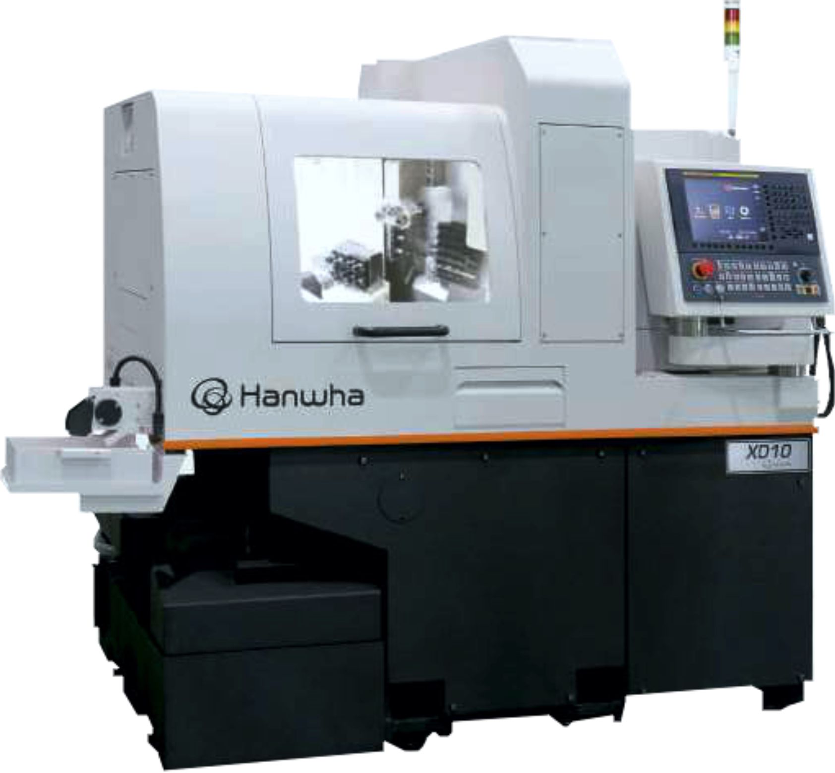 Torno de Cabeçote Móvel / Suiço Hanwha -XD10