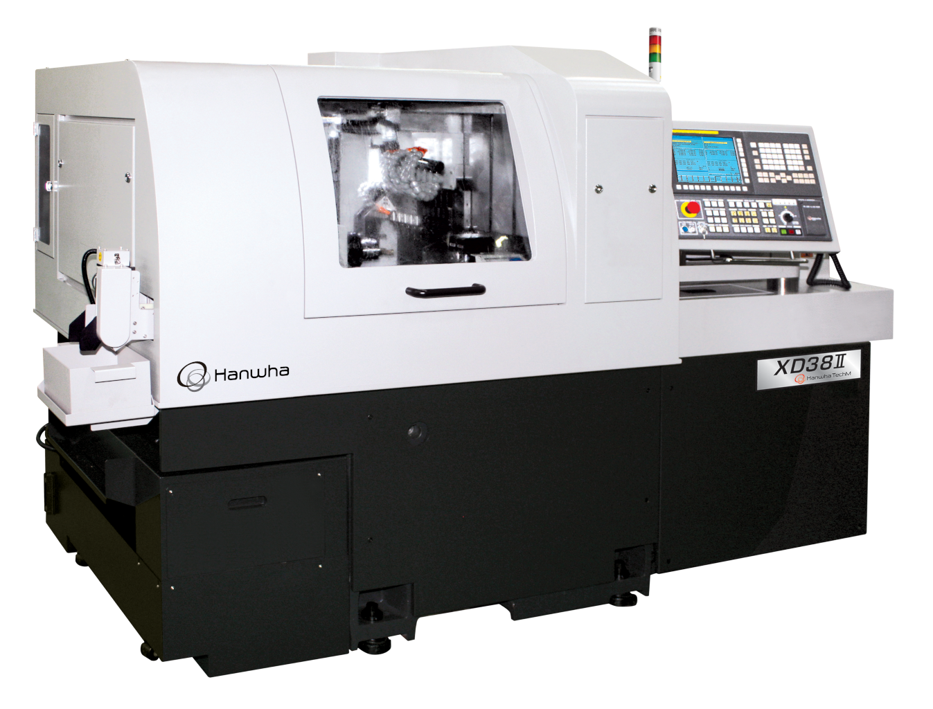 Torno CNC Cabeçote Móvel/Suíço Hanwha -XD32 e 38II